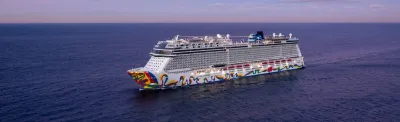 Norwegian Encore at sea
